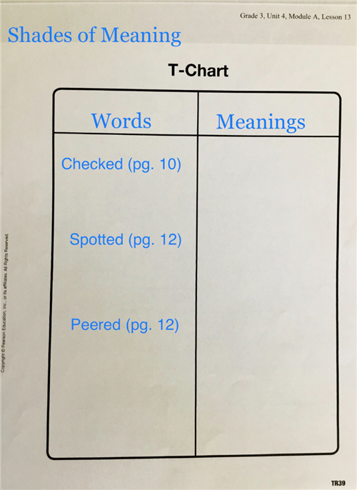 shades of meaning organizer 